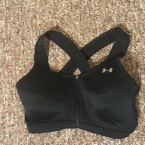 Under Armour High-Impact zip-front Sports Bra